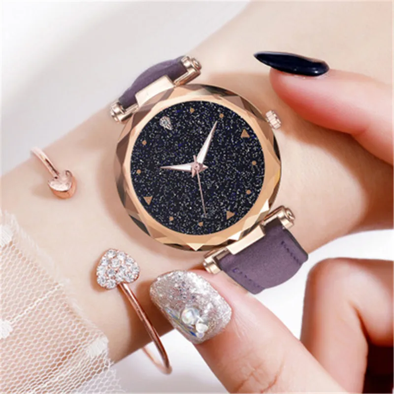 

Luxury Women Watch Magnetic Starry Sky Female Quartz Wristwatches 2019 Fashion Ladies Dresses Clock reloj mujer relogio feminino