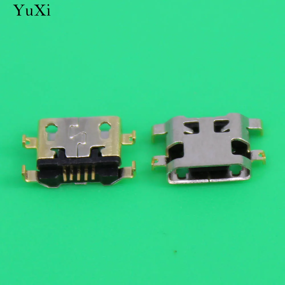 YuXi 200 шт./лот для Alcatel 6035R Idol S 4033 4033D POP C3 micro usb коннектор зарядки штекер док станции