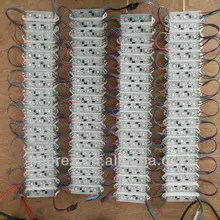 Промо-Акция! вход DC5V, 20 штук веревочке; IP68; Светодиодный модуль, красный/зеленый/синий 12 мм RGB полный светодиодный пиксельный модульный(WS 2811IC);