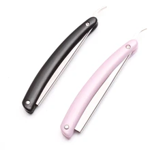 15x2 см 500 шт. мужская резиновая ручка Опасная бритва стальная бритва складной нож для бритья Инструменты для удаления волос+ 1 лезвие 6108