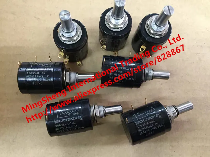 

Original new 100% 3509s-8-102 1K 10 Ring - turn potentiometers (SWITCH)
