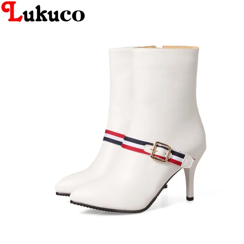 

2018 Sweet style big large size 35 36 37 38 39 40 41 42 43 44 45 46 47 Lukuco women boots high quality lady shoes free shipping