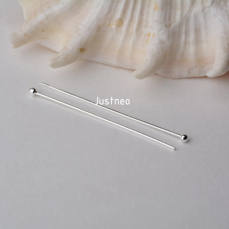 sterling silver head pin 1