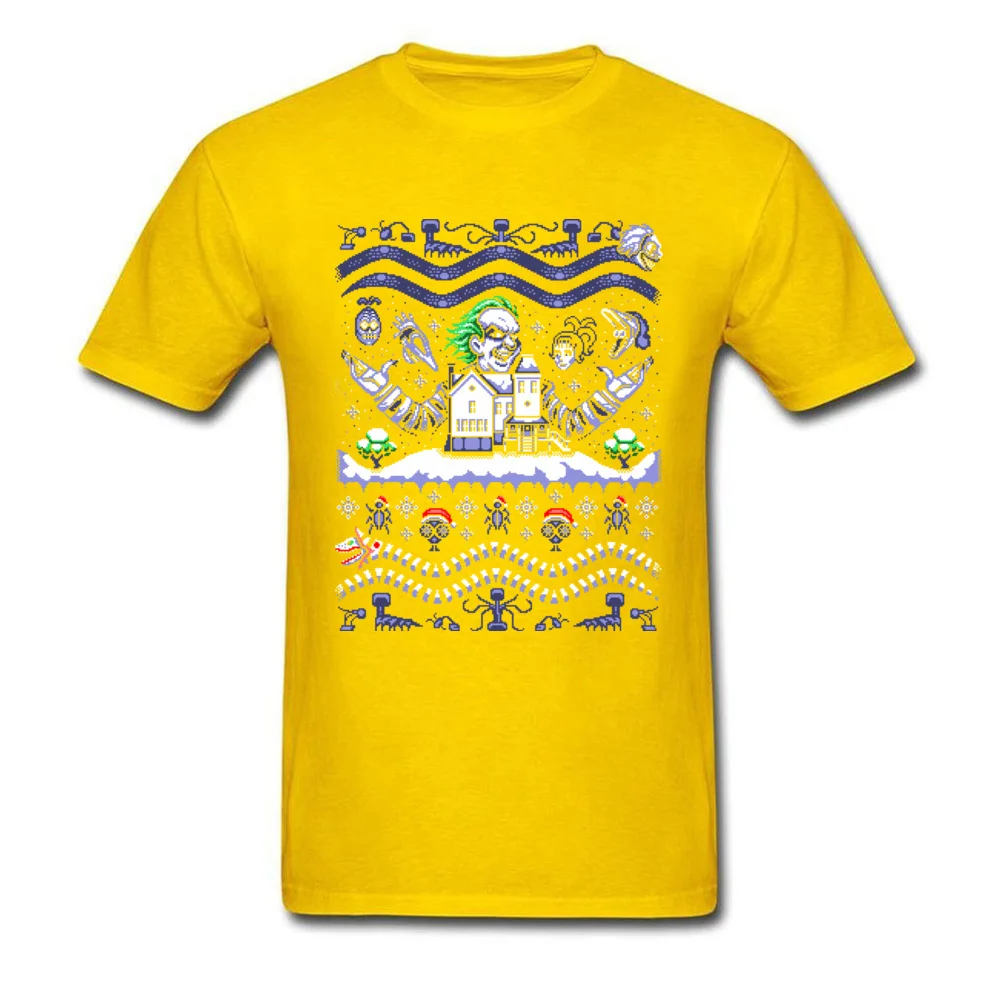 Ugly Ugly Ugly Cotton Printing Tops & Tees Dominant Short Sleeve Men's T-Shirt Funny VALENTINE DAY T Shirt Crew Neck Ugly Ugly Ugly  yellow