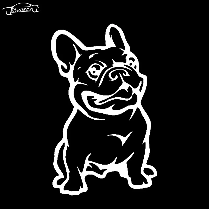 

French Bulldog Dog Car Sticker PET Cars Decal Weatherproof Auto Styling Cartoon Car Stickers Car Accessories