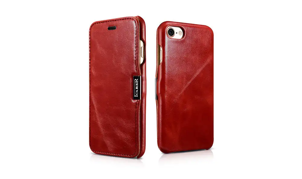 Ретро Роскошный металлический магнитный флип-чехол из натуральной кожи для iPhone 11 Pro Max 11 Pro Xs Max XR X 8 7 6s Plus чехол для телефона - Цвет: Red