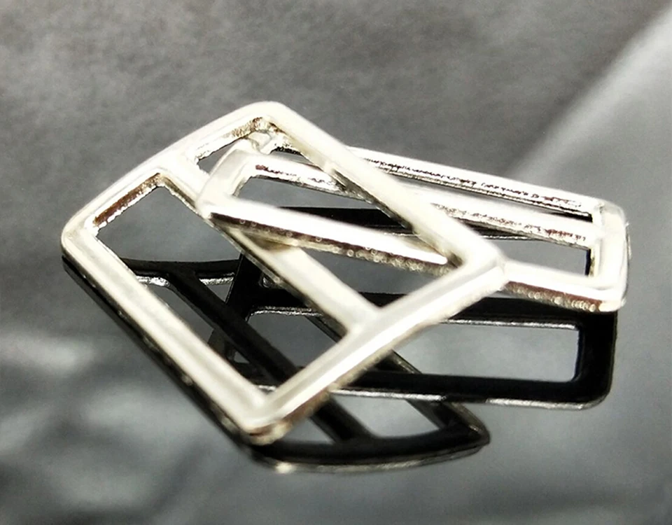 Description Picture 3 of item10pcs/lot Silver Iron plating Curve Tri-Glide Slider Adjustable Buckle for Bags Webbing suspender buckles