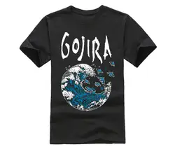 Лето 2019, Модная стильная новая трендовая футболка Gojira для молодежи среднего возраста