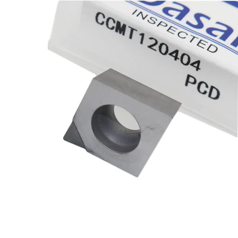 

1pcs Inserts CCMT120404 PCD Insert CCMT 120408 Blade Tipped Diamond Cutting Tool Indexable CNC Internal Cutter Turning Tool