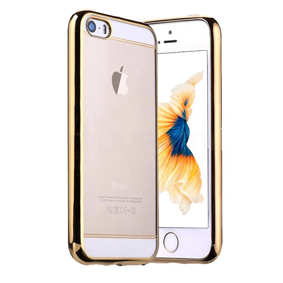 MOUSEMI 5S For iPhone 6 se 5 Case Transparent Silicone Cute Soft Luxury Girl Ultra Thin Capa Cases For iPhone 6 6s Plus 5s Coque (1)