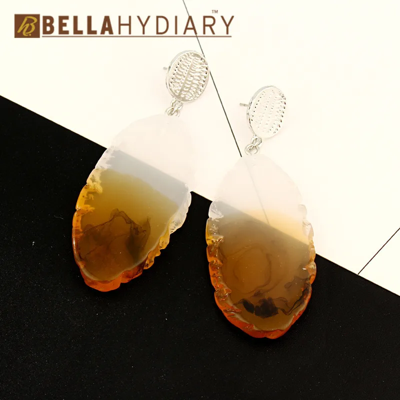 druzy earrings jewelry Ohrringe bijoux earings earring earing pendientes brinco big earrings vintage jewelry wedding earrings geometric earrings long earrings gifts for women resin earrings korean earrings (3)