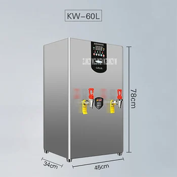 

KW-60L Electric Large Capacity Stainless Steel Stepping Water Boiler Commercial Automatic Drinking Water Boiler Machine 6000W