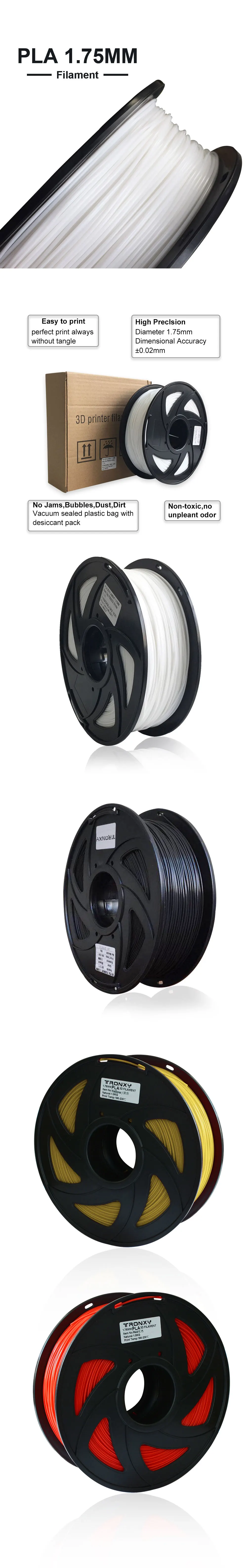 Materiais de Impressão para a Impressora Extrusora de Plástico Acessórios de Material Milímetros Filamento Tronxy kg 3d Caneta Impressão Ambiental Pla 1.75 1 3 Caneta Impressão Extrusora de Plástico Acessórios de Material Ambiental