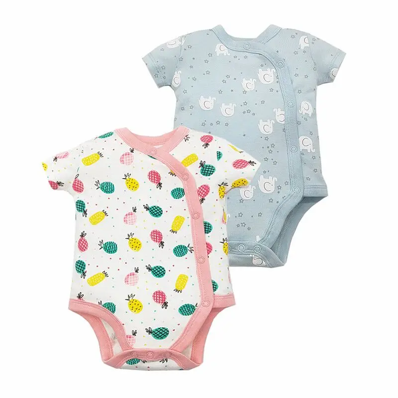 

Newborn Baby Bodysuits Short Sleevele Baby Clothes 100% Cotton Cartoon Baby Jumpsuit O-neck 0-24M Baby Clothing Infant