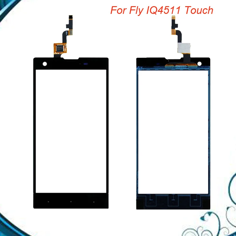 

New Touchscreen Digitizer For fly IQ 4511 tornado one octa touch screen fly IQ4511 Touch Sensor Panel Glass