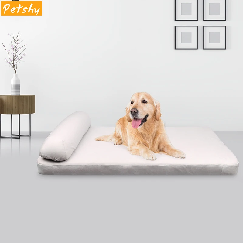 Kopen Petshy Nieuwe Hond Bed Nest Waterdicht Wasbaar Huisdier Huis Mat Perros Zachte Sofa Kennel Honden Katten Huis Voor Medium grote honden