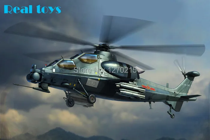 

Hobby Boss model 87253 1/72 Chinese Z-10 Attack Helicopter plastic model kit