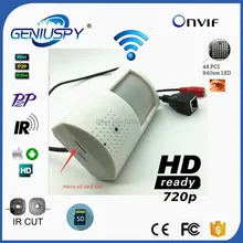 H.264 P2P ONVIF 720P Wifi Night Vision Mini IP Camera Security Camera Indoor CCTV With TF Card Slot&940nm Leds IR-CUT