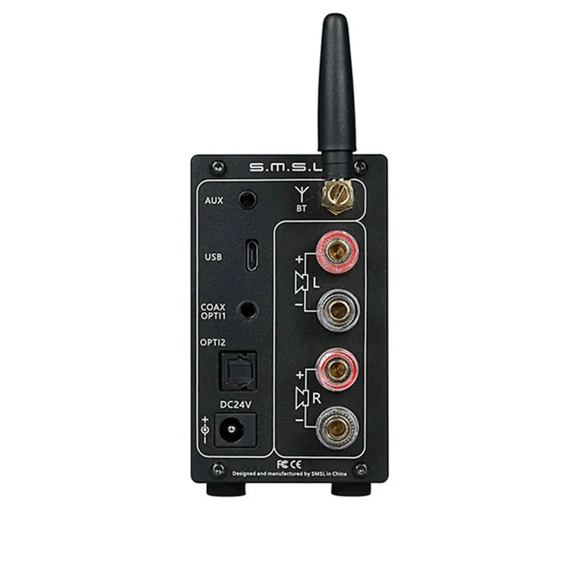 SMSL AD18 80 Вт * 2 CSR A64215 DSP HIFI Bluetooth оптический/коаксиальный USB декодер DAC чистый