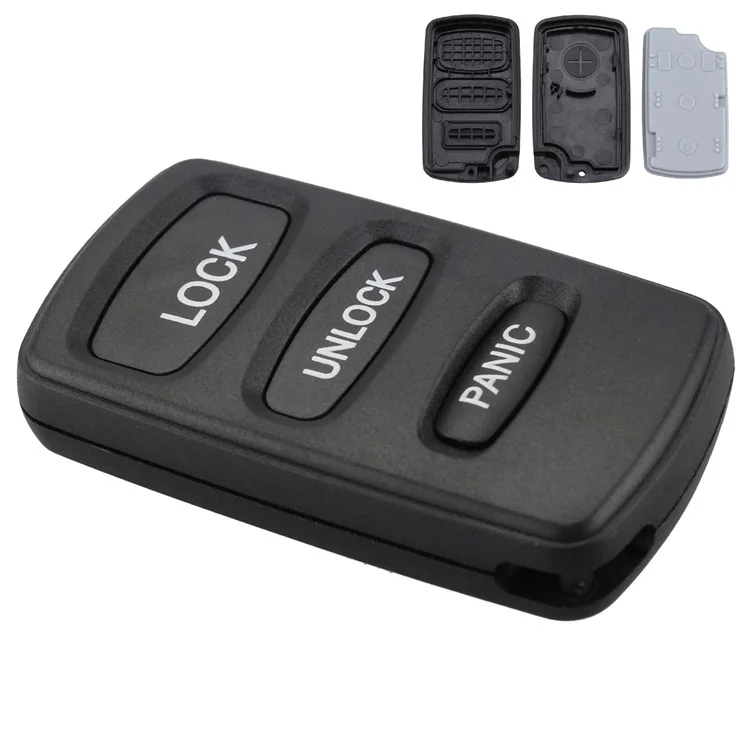 Yetaha New 3 Buttons Remote Car Key Shell Case Cover Fob For Mitsubishi 