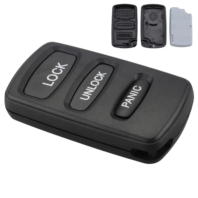 Yetaha New 3 Buttons Remote Car Key Shell Case Cover Fob For Mitsubishi