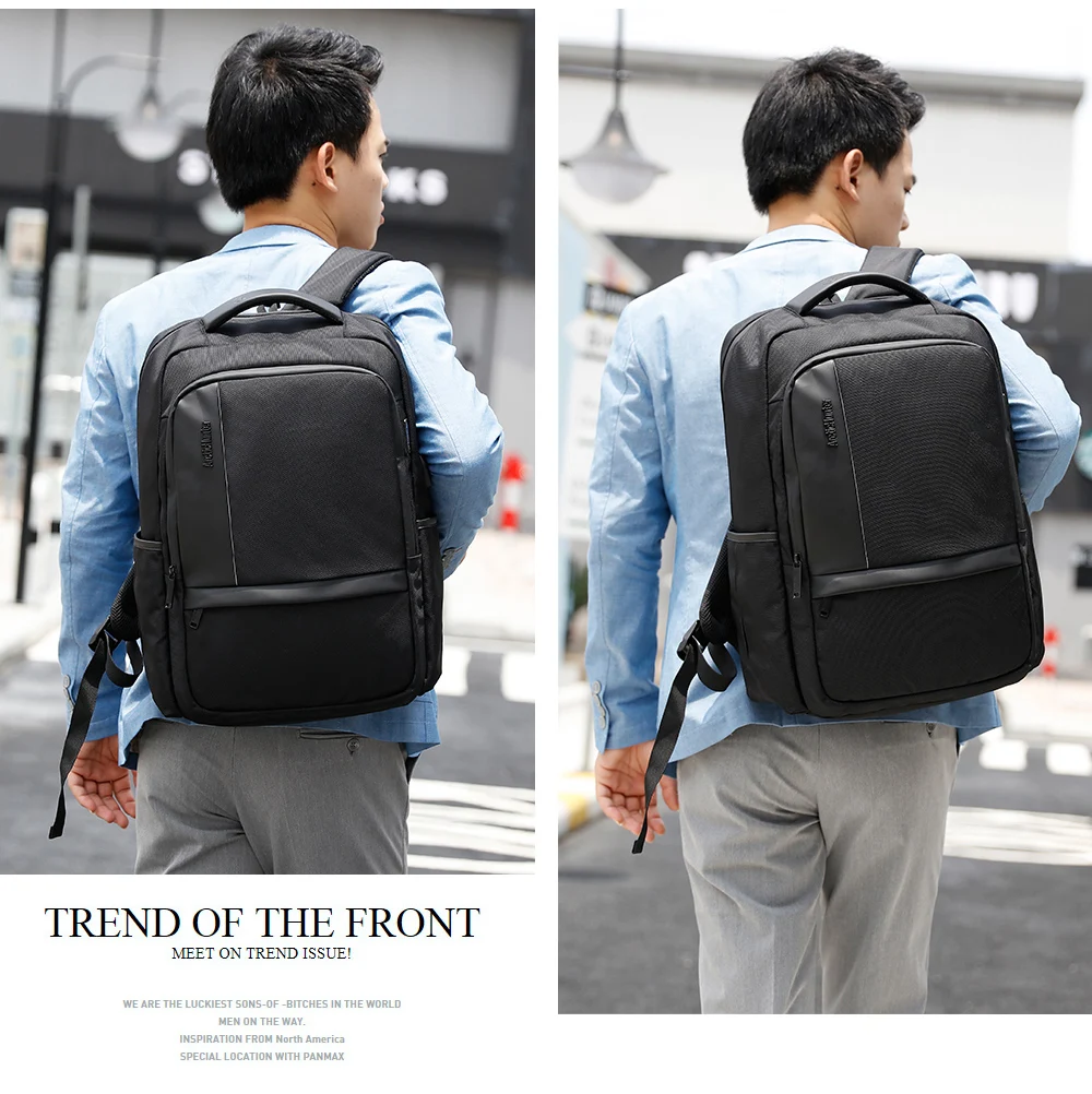 Водонепроницаемый мужской 15,6 "рюкзак для ноутбука USB зарядка школьные бизнес Рюкзаки повседневные мужские и женские дорожные сумки Сумка