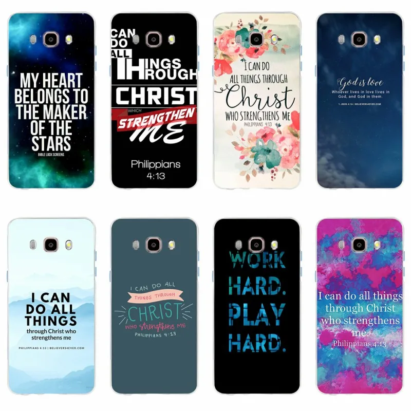 Bible verse Philippians Jesus Christ Christian Cover Phone Case For
