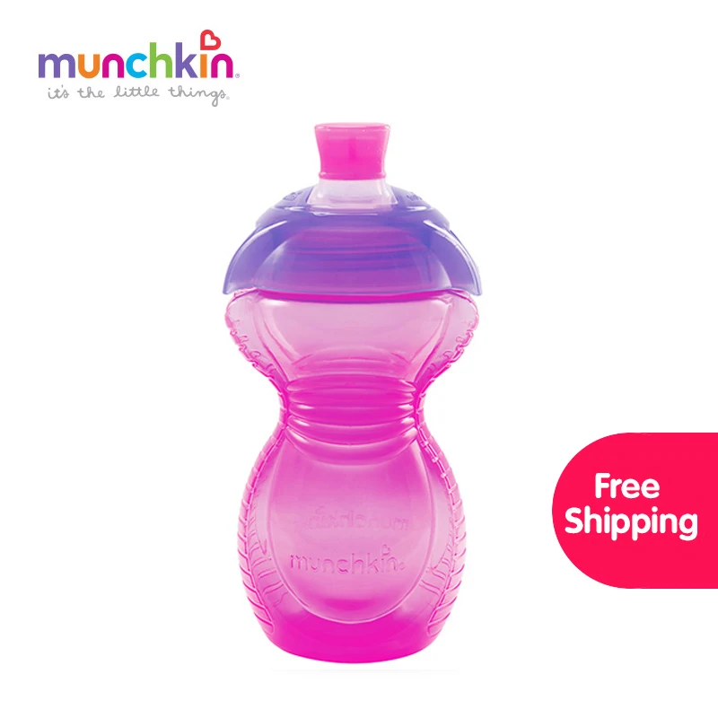 

Munchkin 9oz Bite Proof Sippy baby Cup global free shipping 1pk Colors Random Send Baby Kids cup