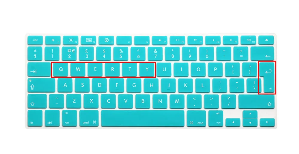 Клавиатура силиконовая для Apple Macbook Air Pro Retina 13/15/17 дюймов 2016 дюйма | Компьютеры и