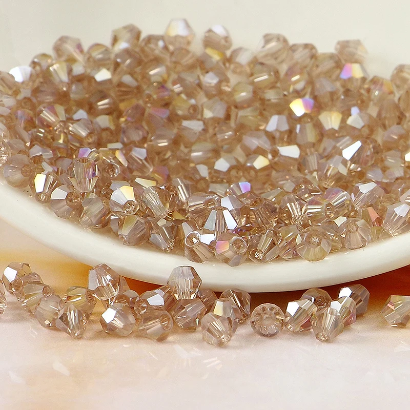 

K9 Crystal 5301# Grade AAAA Silver Shadow AB color 3mm 4mm 5mm 6mm 8mm Crystal Bicone Beads