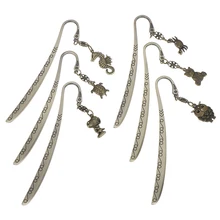 Ретро милые животные Дизайн Винтаж Bookarks Красивый Подарочный металлический Закладка для книг школьников