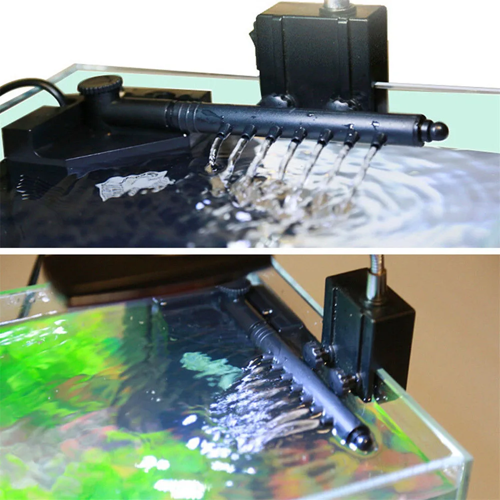 

Aquarium Filter Pump Plastic Mute Internal Corner Fish Tank Water Pumps EU Plug JS22
