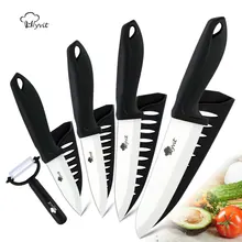Керамический нож 3, 4, 5, 6 дюймов, набор кухонных ножей для фруктов и овощей, нож для нарезки циркония с белым лезвием, поварские ножи