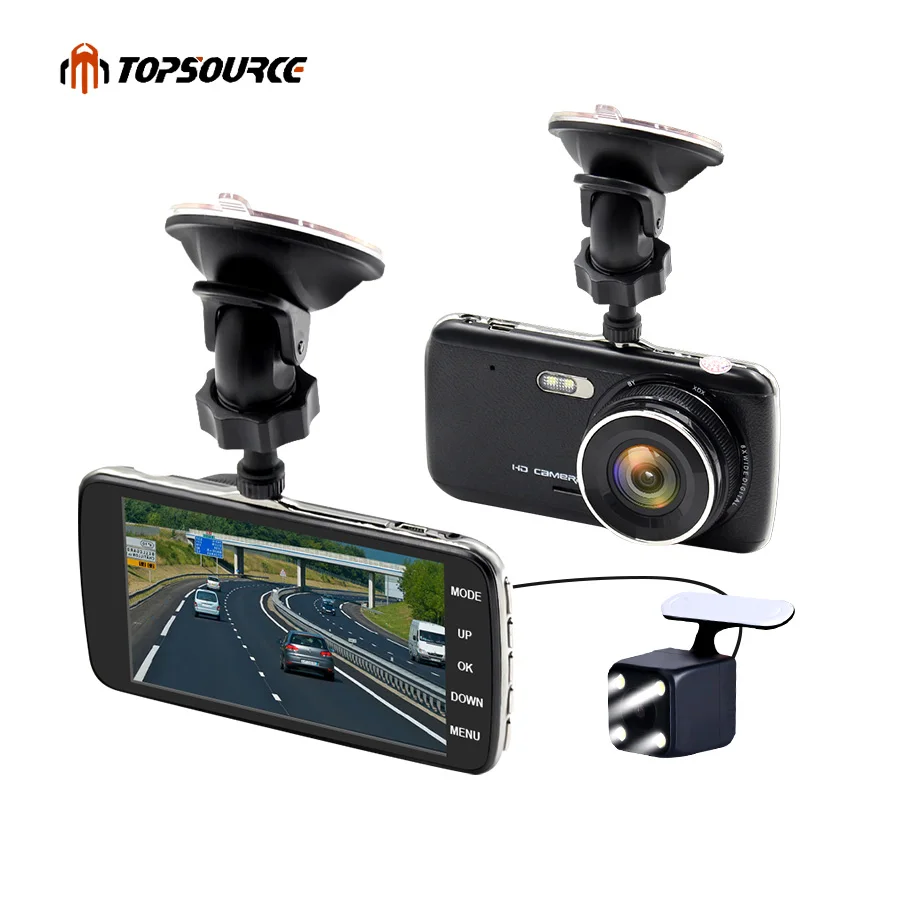TOPSOURCE 4 Car Dvr font b Camera b font Dual Lens HD 1080P JL5201AMelis rear view