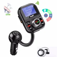 Car DAB Digital Radio FM Transmitter Bluetooth Hands Free Kit DAB+ AUX Audio Broadcast Car Stereo FM Transmissor 12V Car DAB Digital Radio FM Transmitter Bluetooth Hands Free Kit DAB+ AUX Audio Broadcast Car Stereo FM Transmissor 12V