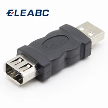 1 шт. 6 Pin женский Firewire IEEE 1394 к USB Мужской адаптер конвертер