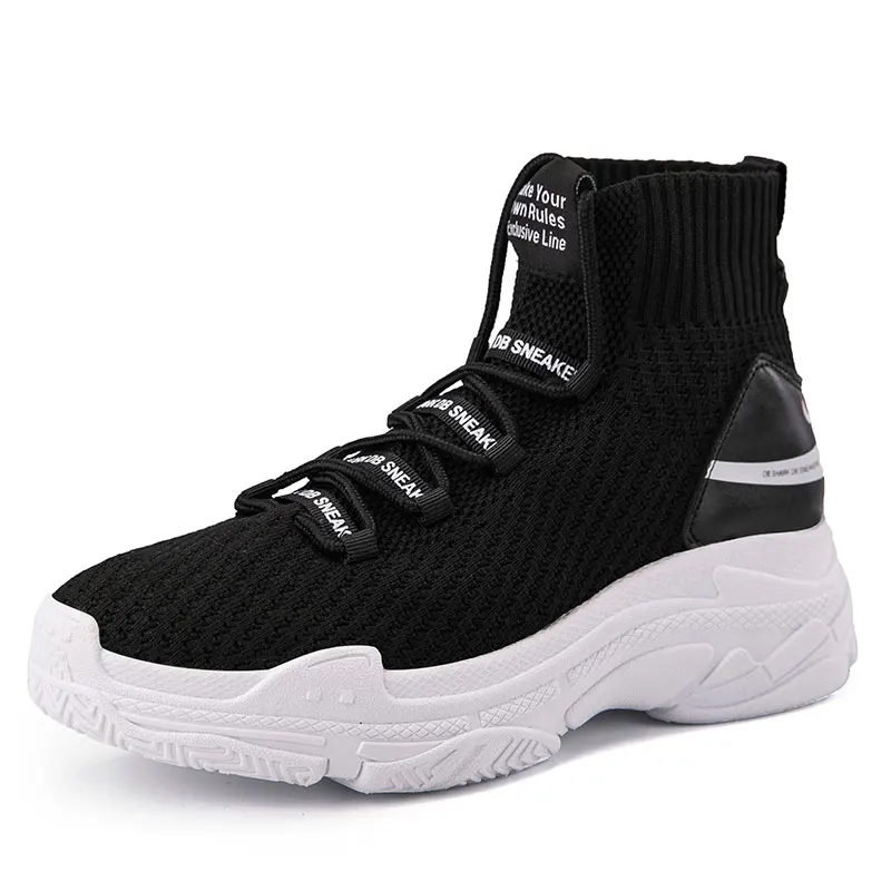 

Shark Sneakers Women Men High Top Breathable Winter Warm Flats Platform Women Shoes with Fur Unisex Footwear Casual Shoes Women