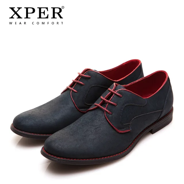 size 40 46 brand xper casual men dress shoes lace up wear what size shoe do i wear in mens