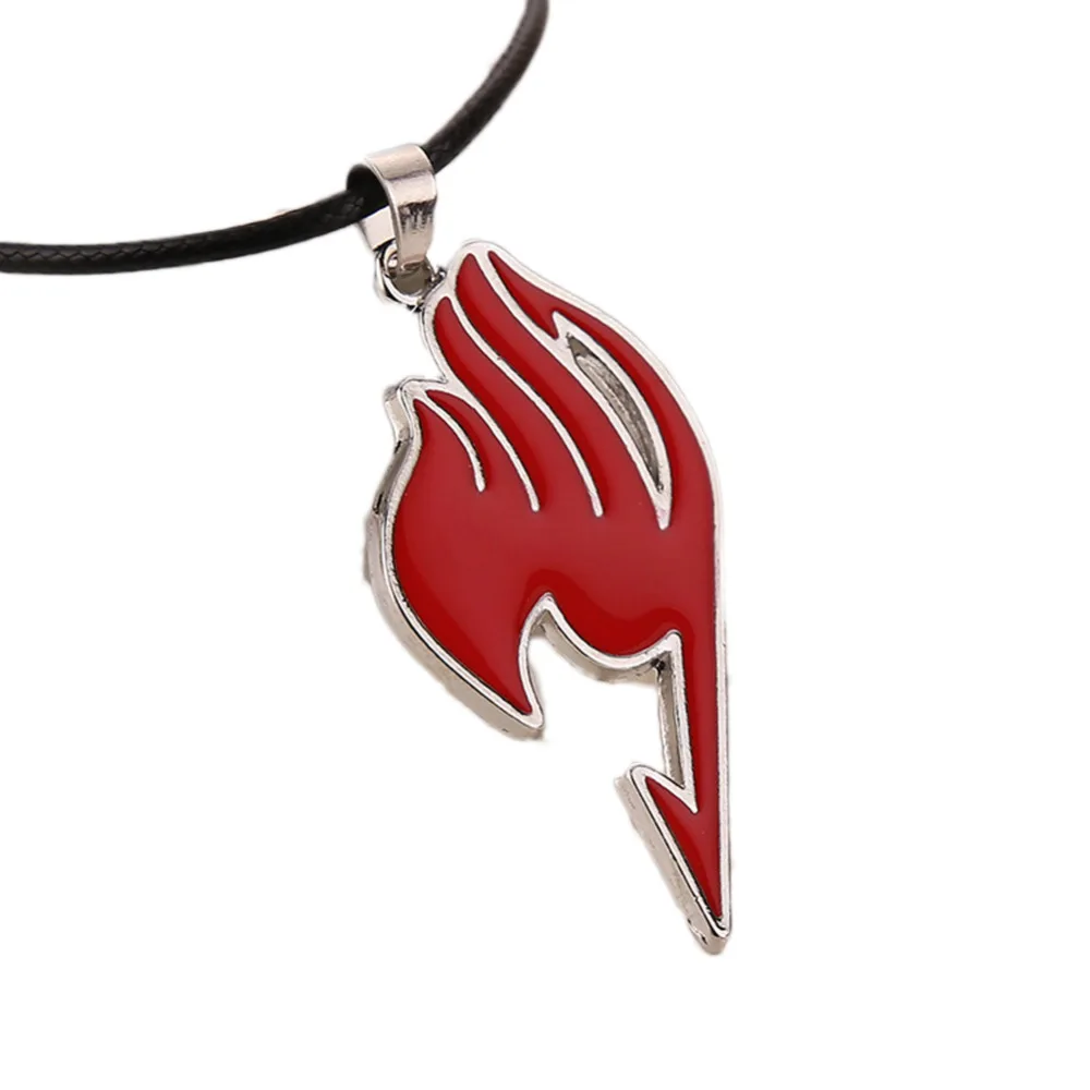 

2018 Fashion Hot sale Drop Shipping Jewelry Alloy Fairy Tail Guild Sign Pendant Necklace 4 Colors drop shipping