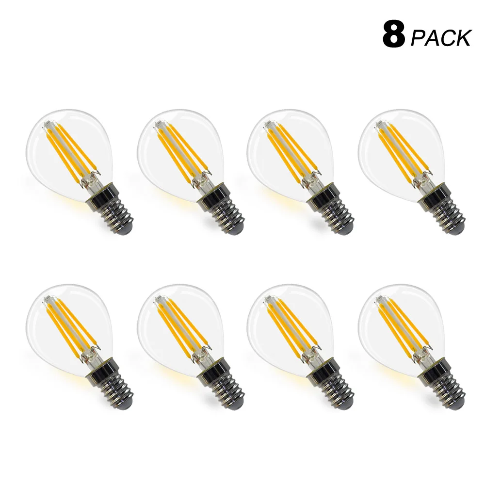 Buy G45 E14 SES LED Filament Golf Ball Light Bulbs 4W