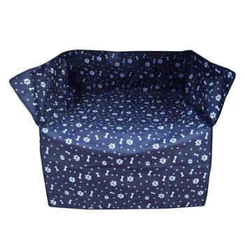 

1pc Pet Back Seat Durable Scratchproof Foldable Dog Trunk Mat Dog Car Blanket for Outdoors