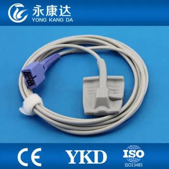 

2pcs/pack OXIMAX 9pin Direct Reusable Adult soft tip spo2 sensor/PROBE for medical equipment