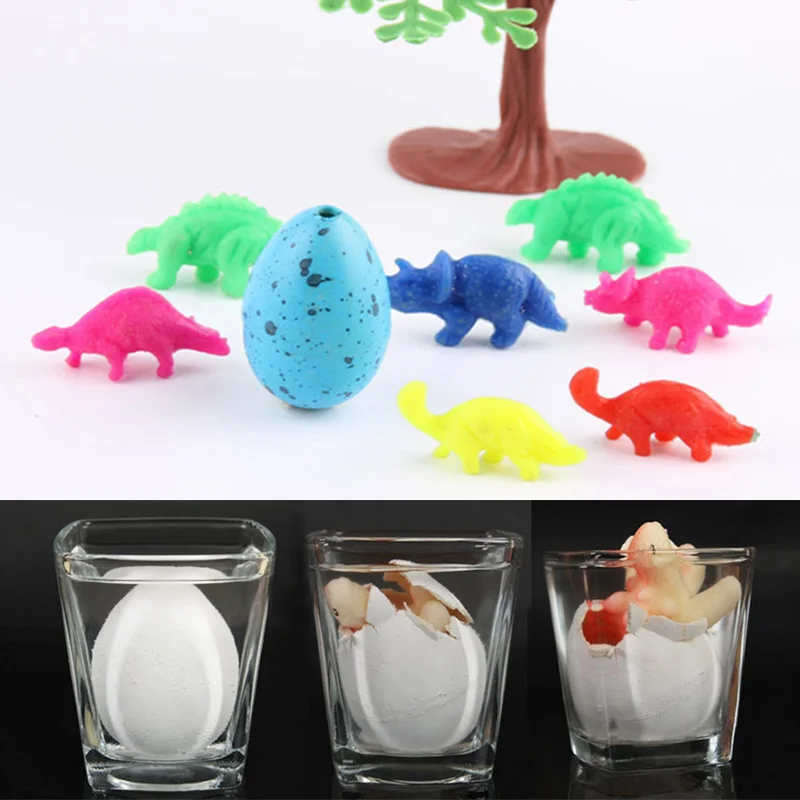 5Pcs Colorful Magic Water Growing Egg Hatching Add Cracks Grow Eggs Cute Children Kids Toys Baby Boys Girls Novelty Gadget Toy