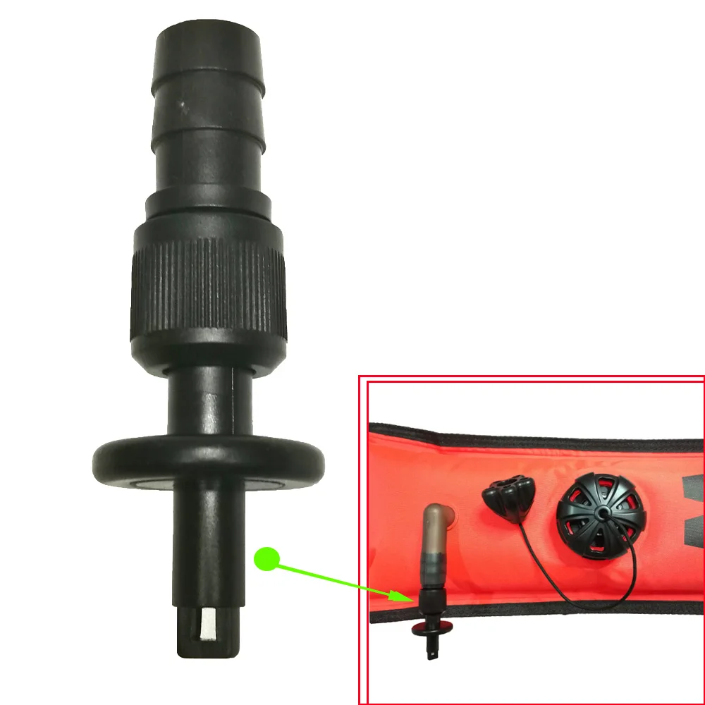 

Scuba Diving Mouthpiece Valve hose for Surface Marker Signal Tube Oral SMB Replacement