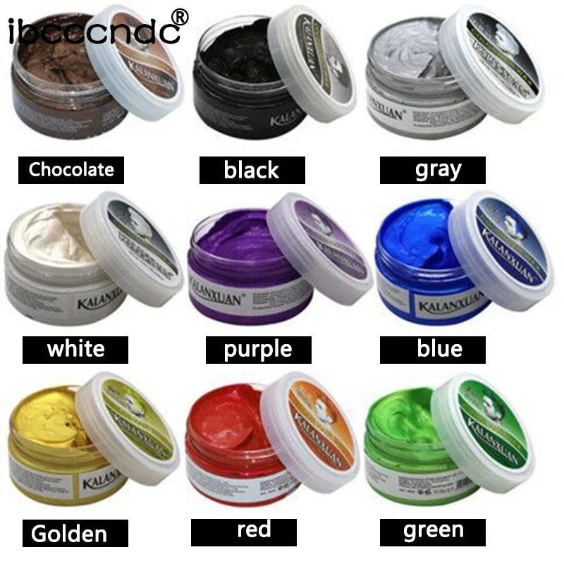 Style Styling Products Hair Color Wax Dye One time Molding Paste Seven