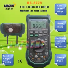 Mastech MS8229 Авто-Диапазон 5-в-1 многофункциональный Цифровой Мультиметр DMM, люкс, Влажность, Уровень Звука, Термометр