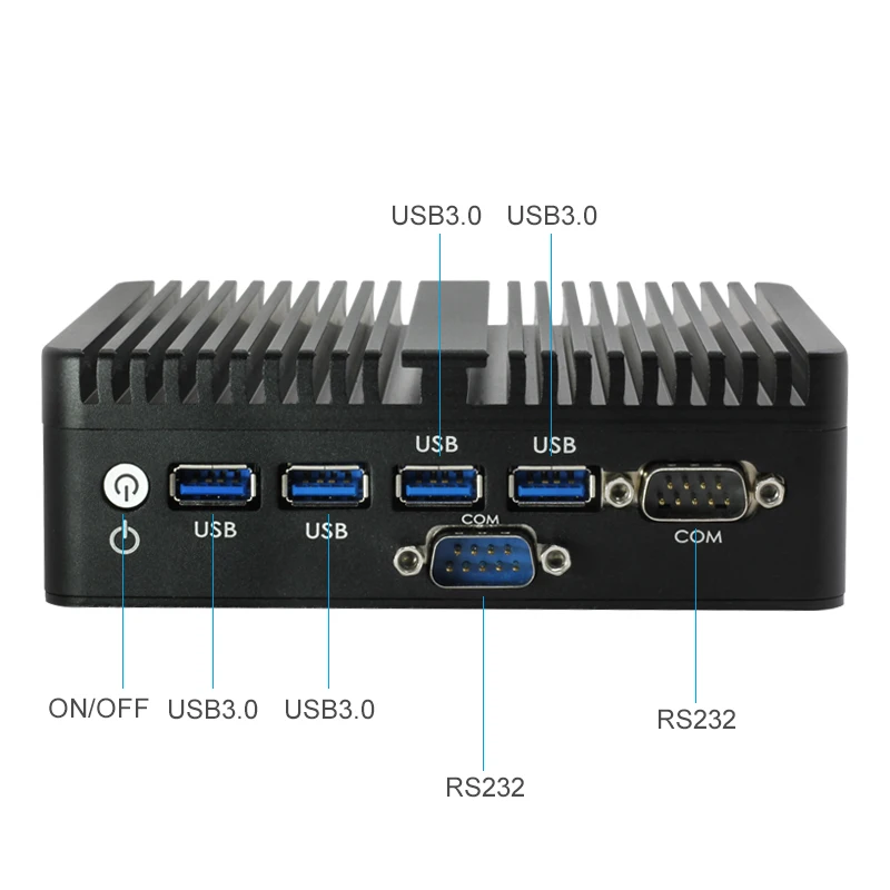 XCY мини-ПК Intel Celeron 2955U двухканальный сетевой адаптер Gigabit Ethernet 2xRS232 2xhdmi 4xUSB3. 0 Wi-Fi промышленных Micro компьютер Windows Linux