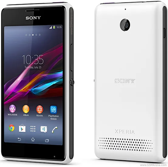 E1 разблокированный sony Xperia E1 512 ram 4GB rom 4," двухъядерный 3.15MP GSM Android 3g мобильный телефон - Цвет: Белый