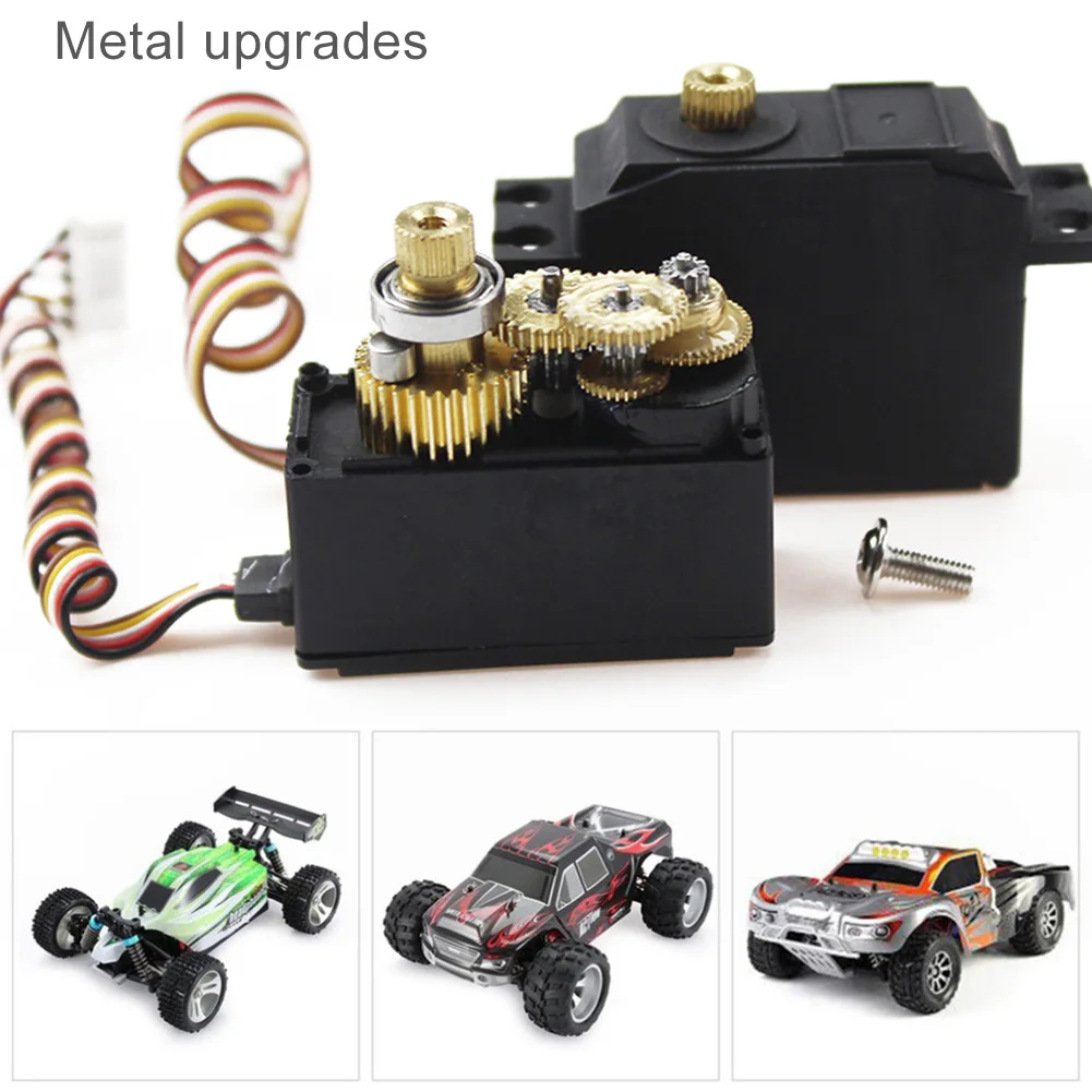 Популярная обновленная металлическая сервопривод 25 г для Wltoys 12428 12423 12628 RC
