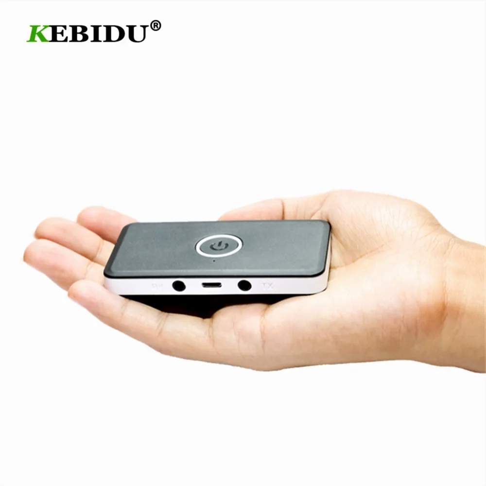 

Kebidu 2 in 1 Bluetooth Receiver Transmitter V4.2 TWS APT-X Audio 3.5mm Adapter For PC Smartphone Bluetooth PK B6 Wholesale